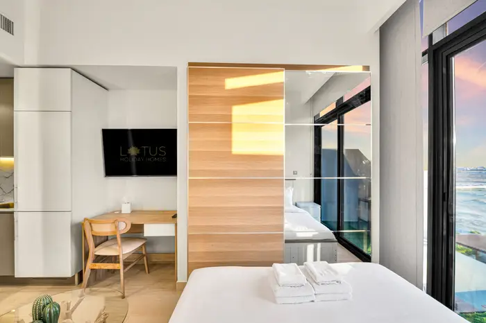 Work desk and bed