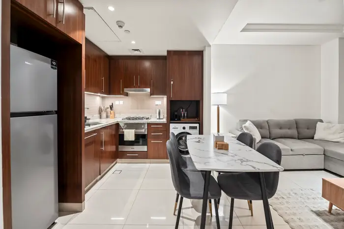 Kitchen and dining area