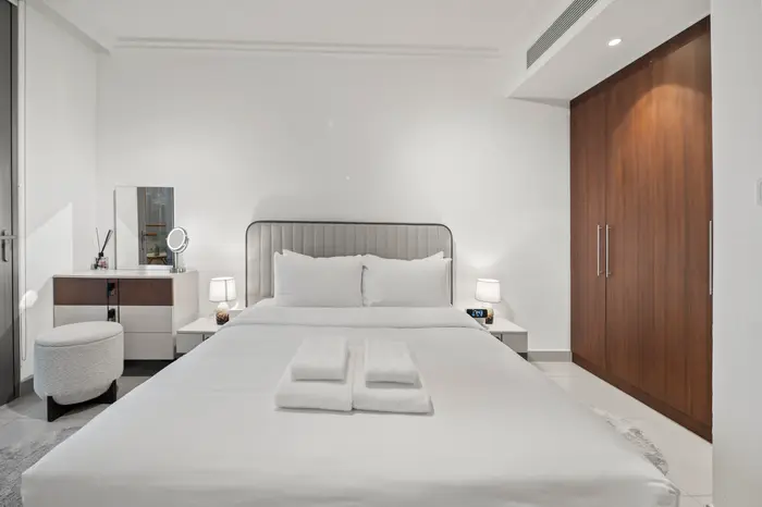 Bedroom with wardrobes